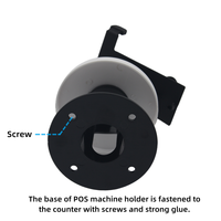 Support de terminal de point de vente rotatif à 270° pour Verifone V205C, support métallique pour machine de point de vente à angle réglable, accepte la personnalisation