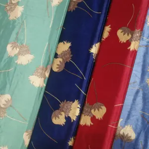 Tessuto di stampa di carta per indumento coreano di alta qualità poliestere Spandex filato velluto lavorato a maglia formato A4 campione centinaia di disegni ordito