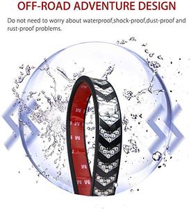 Scanner rouge et blanc, barre <span class=keywords><strong>de</strong></span> signal led pour coffre <span class=keywords><strong>de</strong></span> voiture, camion, suv et tout terrain, haute qualité, 5050smd - Product Image 2