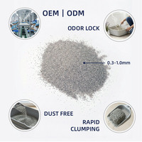 Lettiera per Gatti in Bentonite 99,9% Senza Polvere, a Forma di Granuli - OreCrush Agglomerante Rapido, Etichetta Privata OEM ODM