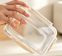 Boîte de rangement transparente pour réfrigérateur, empilable, grande capacité, résistante au congélateur, pour l'organisation des fruits et légumes