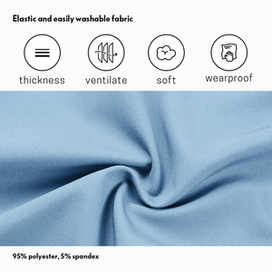 Nurse Pants Straight <b>Elastic</b> Waistband Drawstring Breathable Women's Work Uniform Plus Size Laboratory Dental Pants - Product Image 3