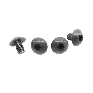 NOMOSION <b>M4</b> Pan Head <b>Screw</b> 12mm Cap Diameter Black Coated Carbon Steel Class 12.9 Metric Thread - Product Image 3