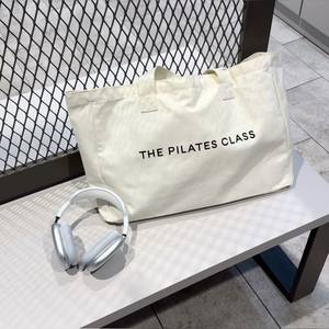 Oversize Cotton Canvas Tote Bag Customized Logo Women's Fashion Style Letter Pattern for Weekend Party <b>Beach</b> Shopping <b>Gift</b> - Product Image 3