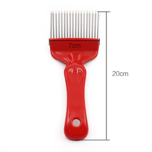 Herramienta Manual de colmena Apicola, 18 agujas, tenedor para destapar, suministros de apicultura de plástico de acero inoxidable para granjas de abejas, nuevo - Product Image 4