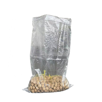 Sac tissé en polypropylène transparent en gros – Sac PP transparent pour l'emballage de céréales, riz, soja, pommes de terre, maïs, semences