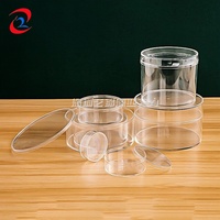Durchmesser 8cm hoch 3cm klare Acryl boxen Runde/kleiner Kreis Lucite Behälter für Süßigkeiten, Geschenke, Hochzeiten, Party bevorzugungen