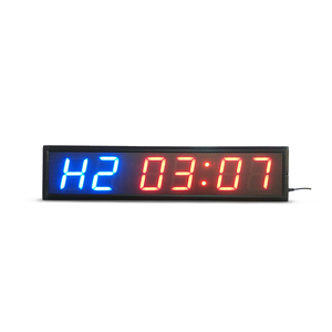 Hangzhou Hong Hao pared Led reloj Fitness Center entrenamiento LED 6 dígitos Cruz a juego Led gimnasio temporizador - Product Image 3