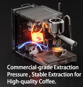 เครื่องชงกาแฟเอสเพรสโซ่กึ่งอัตโนมัติคุณภาพสูง ยอดขายดี ผลิตในอิตาลี สำหรับร้านกาแฟ คาปูชิโน่ และใช้ในบ้าน - Product Image 3