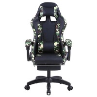 Vente en gros OEM Chaise de jeu ergonomique hauteur réglable en cuir Racing inclinable pivotant Silla Gamer