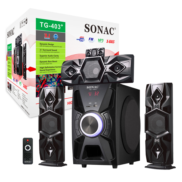 SONAC TG-403 New Best 3.1 Multimedia Speaker System Home Theater Systems