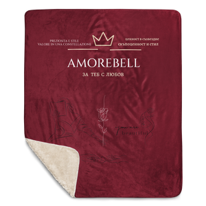 Coperta in sherpa love AMOREBELL - Product Image 5