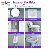 Remorque de toilettes mobiles pour camping, WC public, cabine de toilettes portative, toilettes extérieures, compostables, préfabriquées, certifiées CE, US AU