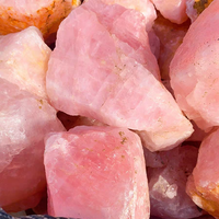 Quartz rose de Madagascar de cristal rose Quartz rose naturel de gros pour le traitement