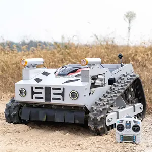 Manufacturer Gasoline 0 Turn Remote Control Lawn Mower Robot Crawler Mini Grass Cutter Machine