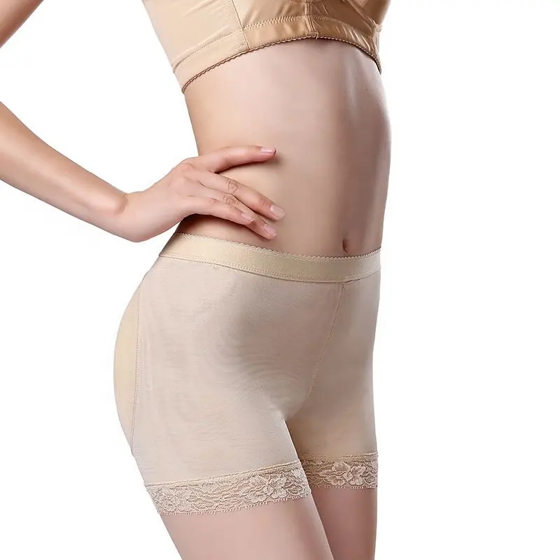 Damen Netz atmungsaktiv Yoga Shorts nahtloser Po-Lifter gepolsterte Höschen Damen Netz atmungsaktiv Unterwäsche