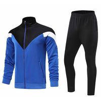 Setelan Jogging latihan sepak bola lengan panjang desain baru kualitas terbaik 100% poliester jaket tahan angin setelan olahraga sepak bola kustom