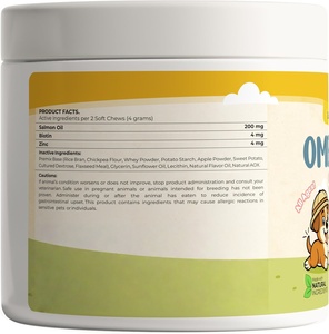 ODM/OEM Omega 3 Huile de poisson pour animaux de compagnie, comprimés à mâcher souples, supplément d'huile de saumon, bon pour la peau et le pelage des chiens - Product Image 5