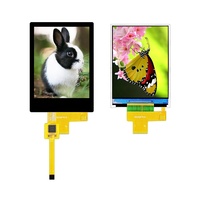 Modul Layar LCD TFT IPS Vertikal Persegi Panjang 2,4 Inci 240*320 Antarmuka SPI ST7789T3 dengan Panel Layar Sentuh Kapasitif CTP