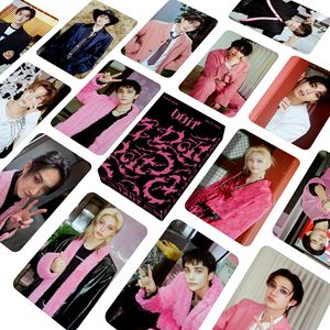 55 photocartes du mini-album DO IT des <span class=keywords><strong>Stray</strong></span> Kids, marchandises de célébrités chinoises, cartes Lomo de collection Hwang Hyun-jin, version 2 Holiday - Product Image 4