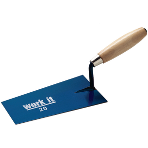 AUSONIA Outil polyvalent de truelle carrée de 18 cm avec lames en acier au carbone plastique bois caoutchouc ABS acier pour une utilisation polyvalente - Product Image 1