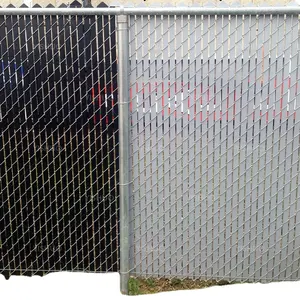 热卖垂直防紫外线隐私花园围栏UPVC板条，用于链节围栏