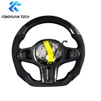 Volant de voiture en fibre de carbone forgé sur mesure pour BMW 330i E46 M3 Sport Msport 2000 2001 2002 2003 2004 2005