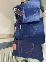 Pantalons décontractés de style industriel, lot de surplus, jean en denim bleu pour hommes