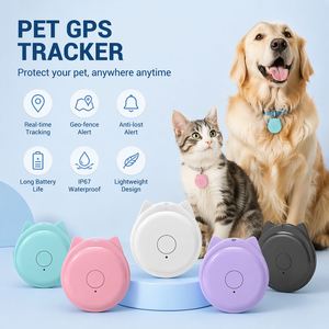 อุปกรณ์ติดตาม GPS สำหรับแมว ควบคุมผ่านแอพ ใช้งานได้ทุกสภาพอากาศ กันน้ำ ติดตามตำแหน่งแบบเรียลไทม์ เพื่อความปลอดภัยของสัตว์เลี้ยงกลางแจ้ง - Product Image 1