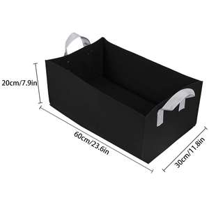 Sacs de plantation de lit de jardin surélevés rectangulaires longs de vente chaude d'usine feutre de plusieurs tailles pour cultiver votre propre - Product Image 4