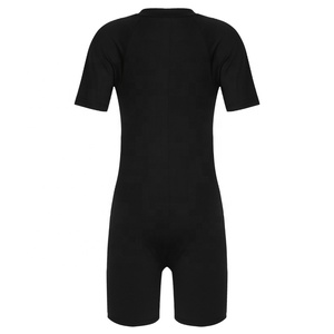8-16 Une Pièce Manches Courtes Zippered Wetsuit Maillot de Bain Enfants Maillot de Bain Pour Filles Maillots de Bain Enfants Maillots de Bain - Product Image 3