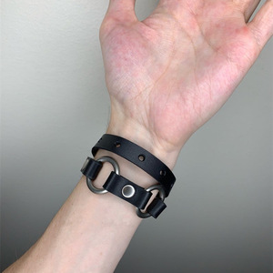 Collier de cou en cuir unisexe, bracelet, bijoux de costume personnalisés, produits érotiques <span class=keywords><strong>BDSM</strong></span> - Product Image 6