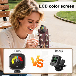 Modos abiertos, afinación rápida precisa, gran pantalla LCD transparente, sintonizador con Clip para instrumentos, acústicos, guitarras eléctricas, ukelele - Product Image 2