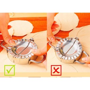 Presse à raviolis en acier inoxydable, moule à empanadas, outil pour la pâte à tarte, pour la pâtisserie et la cuisine - Product Image 4