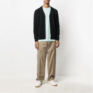 Custom Varsity <strong>Cardigan</strong> <strong>Men</strong> Premium <strong>Wool</strong> Knitwear Manufacturer V-Neck Knitted Jacket Wholesale Plus Size <strong>Men's</strong> Sweaters - Product Image 2