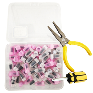 Hot Sell Complete Tubeless Tire Puncture Repair Kit with Mushroom Nails Rubber Glue Tools for M... product image