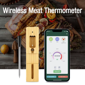 เทอร์โมมิเตอร์วัดอุณหภูมิเนื้อแบบไร้สาย Smart Probe ขายดี ระยะ 60 เมตร อ่านค่าได้รวดเร็ว รองรับแอป PROBE T รับผลิตแบบ OEM/ODM ปรับแต่งได้ - Product Image 5