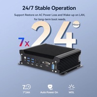 Ordinateur Industriel Wintel Pro, Boîtier TV Windows 10, RAM 4/6/8Go, ROM 128/256/512Go, Processeur Intel Dual Core, Boîtier Mini ITX