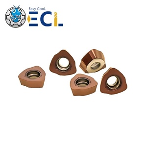ดอกกัดเหลี่ยมคาร์ไบด์ Easy Cool HRC45 สำหรับเครื่องกลึง/กัด/ตัดซีเอ็นซีเคลือบ PVD สำหรับงานโลหะ - Product Image 2