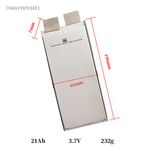 แบตเตอรี่ลิเธียมกึ่งแข็งแบบชาร์จได้ 400Wh/kg สำหรับอุตสาหกรรมการบินและอวกาศและหุ่นยนต์ - Product Image 2
