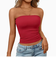 Haut tube à sublimation pour femme, bandeau personnalisé avec logo, crop top doux pour pique-nique