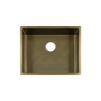 Évier de cuisine sous plan en laiton antique populaire 550x450mm, finition laiton antique, évier vintage européen en acier inoxydable 304, évier de luxe doré, lavabo de cuisine