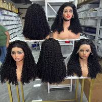 Gran Oferta: Pelucas de Cabello Humano Vietnamita Virgen con Encaje Frontal HD 5x5 13x6, Sin Pegamento, Grado 15A, SDD, Rizado Voluminoso, para Mujeres