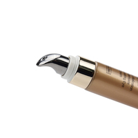 Vente en gros de tubes vides en alliage de zinc d'emballage de crème cosmétique pour les yeux de style chaud 10ml 20ml 30ml 40ml 50ml
