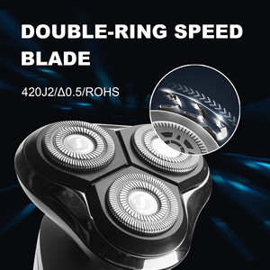 DSP <b>Electric</b> <b>Shaver</b> Rotary 3 Blade USB Charging Men Face <b>Shaver</b> With Led Display - Product Image 3