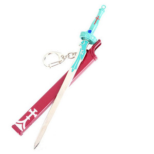 Porte-clés Anime en boîte colorée <span class=keywords><strong>Kirigaya</strong></span> <span class=keywords><strong>Kazuto</strong></span> Asuna Pendentif en métal Sword Art Online Arme Épée Porte-clés - Product Image 6