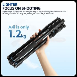 Trípode Extensible de Aluminio Ligero para Teléfono con Clip para Teléfono, Bloqueo Abatible, Trípode Universal para Teléfono y Cámara - Product Image 2