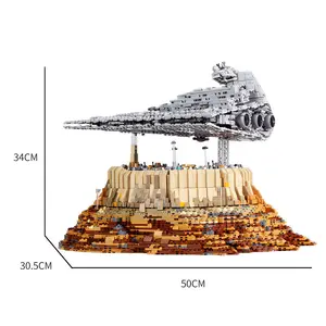 Hot sell Mould King 21007 Star Plan Destroyer cruise ship The Empire Over Jedha City Building Blocks Toy Plastic Mould