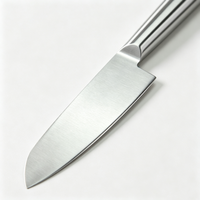 Ensemble de couteaux de chef Santoku de qualité supérieure, manche personnalisé, motif écologique, acier inoxydable, outil de cuisine haut de gamme