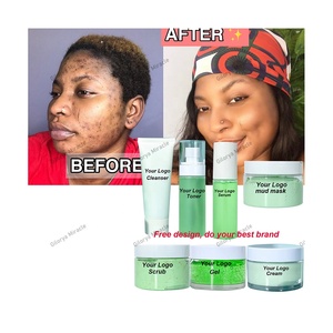 Collection de Soins Cutanés à l'Huile d'<span class=keywords><strong>Arbre</strong></span> à Thé pour le Traitement de l'Acné, Contrôle du Sébum et Purification de la Peau, Marque Personnalisée du Fabricant - Product Image 1